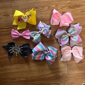 8 homemade hair bows